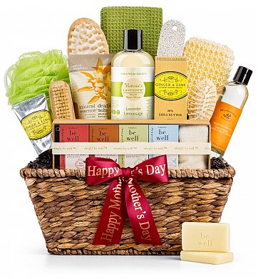 Be Well Relaxation Organic Spa Gift Basket